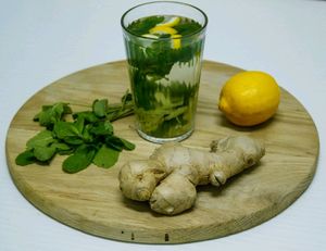 ginger tea at Nesterka in Grodno