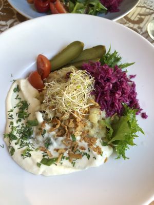 mashed potatoes  at Kohvik Kroon in Parnu