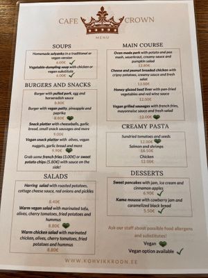  at Kohvik Kroon in Parnu