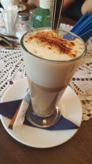 Latte  with soy milk at Kohvik Kroon in Parnu