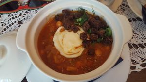 Soup at Kohvik Kroon in Parnu