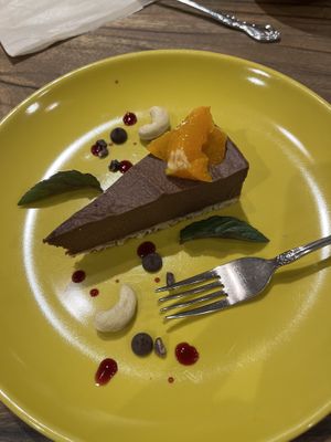 Sugar free chocolate cake   at Kissa Saeki in Hiroshima