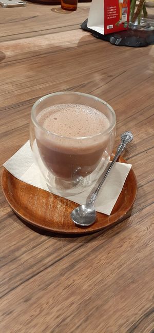 Hot cocoa at Kissa Saeki in Hiroshima