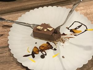 Chocolate cake !!  at Kissa Saeki in Hiroshima