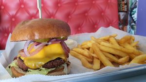 Redefine burger at Rainbow - Ibn Gvirol in Tel Aviv