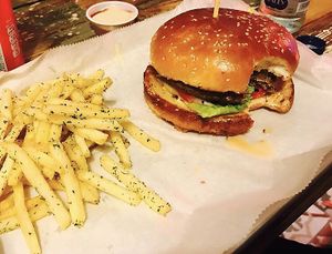 Best burger in Israel  at Rainbow - Ibn Gvirol in Tel Aviv