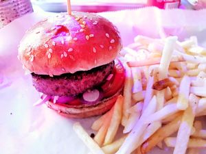 Beyond burger at Rainbow - Ibn Gvirol in Tel Aviv