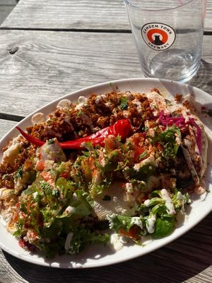 Jackfruit dish at The Ship Inn in Newcastle Upon Tyne