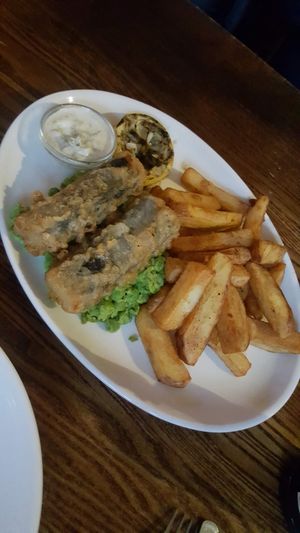 Luck fish n chips at The Ship Inn in Newcastle Upon Tyne