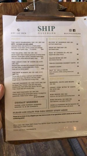   at The Ship Inn in Newcastle Upon Tyne