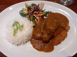 Seitan chicken katsu at The Ship Inn in Newcastle Upon Tyne