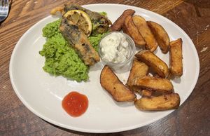 Tofish and chips   at The Ship Inn in Newcastle Upon Tyne
