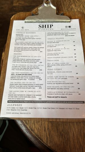   at The Ship Inn in Newcastle Upon Tyne