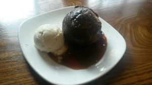 Sticky toffee pudding at The Ship Inn in Newcastle Upon Tyne
