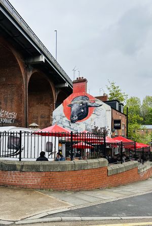 From the outside. Was overcast so maybe not the most complimentary light but it’s real😉 at The Ship Inn in Newcastle Upon Tyne