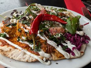 Shawarma at The Ship Inn in Newcastle Upon Tyne