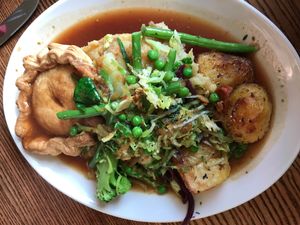 vegetables. hand made vegan! at The Ship Inn in Newcastle Upon Tyne