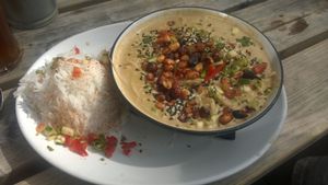 Thai massaman curry at The Ship Inn in Newcastle Upon Tyne