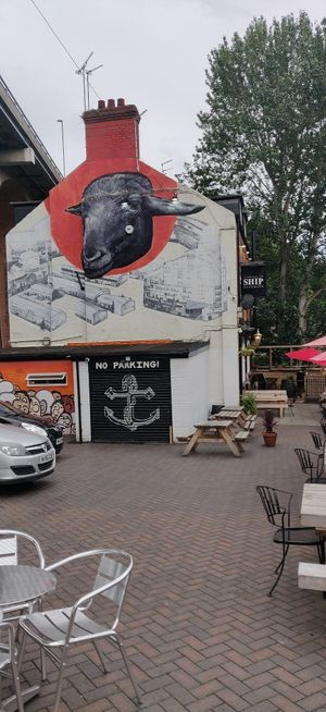 Outside at The Ship Inn in Newcastle Upon Tyne