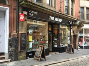 outside  at The Stand Comedy Club in Newcastle Upon Tyne