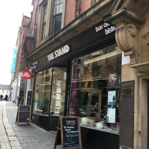 outside  at The Stand Comedy Club in Newcastle Upon Tyne