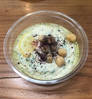 Confit lemon hummus  at Wild & The Moon - Al Quoz in Dubai