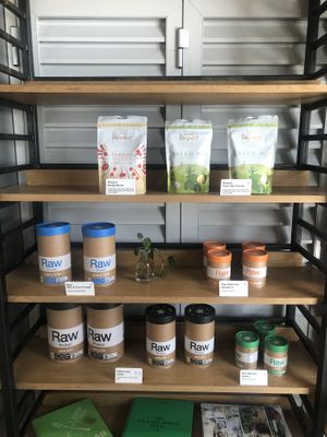 Vegan protein powders  at Wild & The Moon - Al Quoz in Dubai