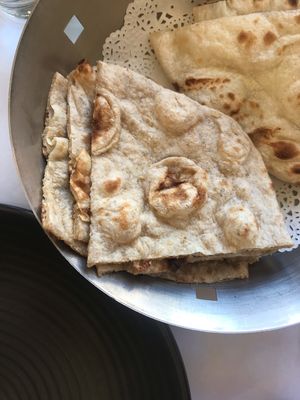 Roti bread at Spice Lounge in Launceston