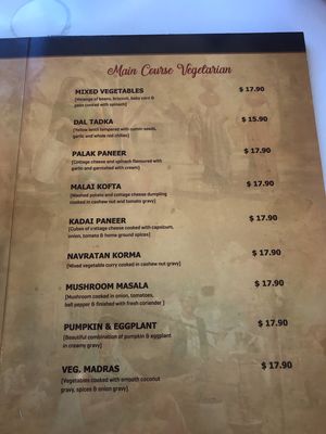 Main course  at Spice Lounge in Launceston