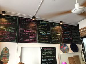 menu  at The Organic Boho - Gothersgade in Copenhagen