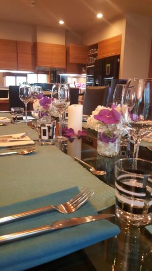 Setting at Vegan Supper Club Bangkok in Bangkok