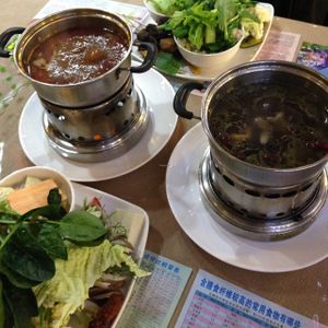 hot pots  at Jing Xin Yuan - Pure Soul in Kunming