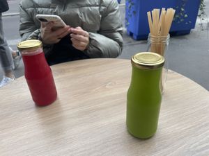 Homemade lemonade   at Sweet Rawmance in Paris