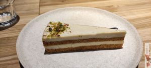 Carrot cake at Sweet Rawmance in Paris