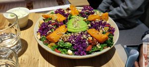 Kale Salad at Sweet Rawmance in Paris