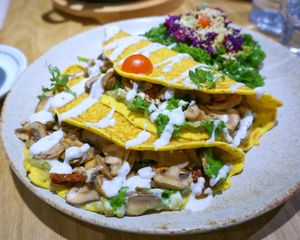 Crêpes at Sweet Rawmance in Paris