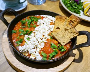 Shakshouka at Sweet Rawmance in Paris