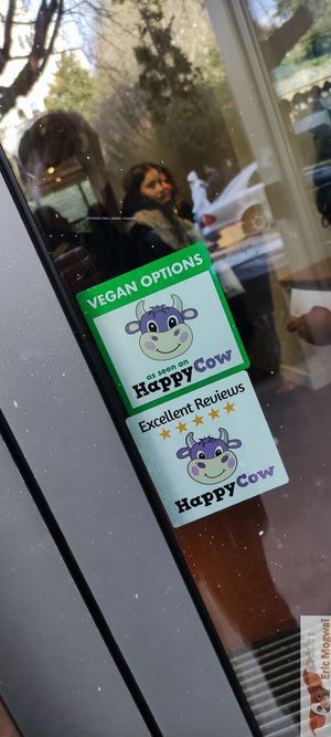 HC Sticker in place ! at Sweet Rawmance in Paris