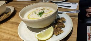 Soup of the day at Sweet Rawmance in Paris