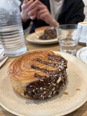 New York roll. It’s massive, but very tasty  at Sweet Rawmance in Paris