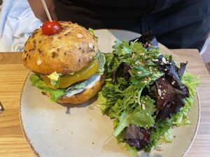 “Cheese” Burger  at Sweet Rawmance in Paris