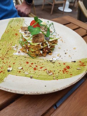 Lasagne (starter) at Sweet Rawmance in Paris