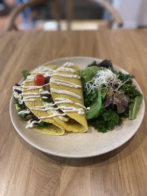 Crepes  at Sweet Rawmance in Paris