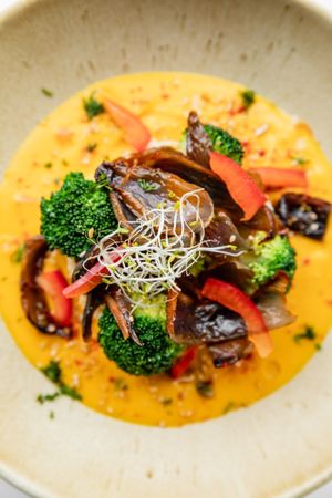 Bulgur with vegetables  at Sweet Rawmance in Paris