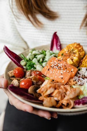 Kimchi bowl  at Sweet Rawmance in Paris