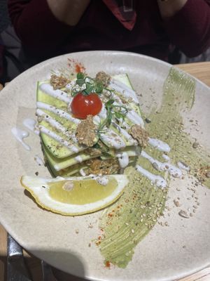 Raw lasagna  #Veganuary at Sweet Rawmance in Paris