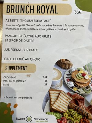 New brunch   at Sweet Rawmance in Paris