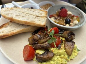 French breakfast  at Sweet Rawmance in Paris