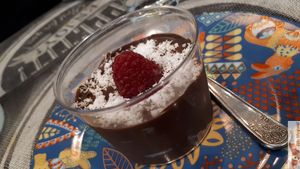 Chocolate mousse at Sweet Rawmance in Paris
