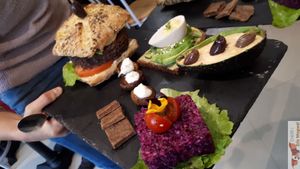 Brunch, similiy egg innonvative ! at Sweet Rawmance in Paris